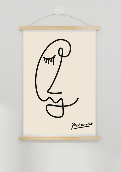 Picasso One Line Poster