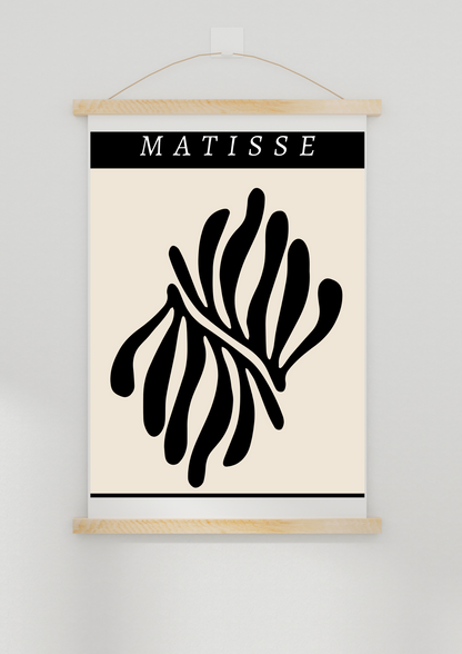 Matisse Cut-outs Black Poster