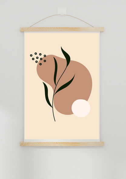 Boho Abstract Fall Poster