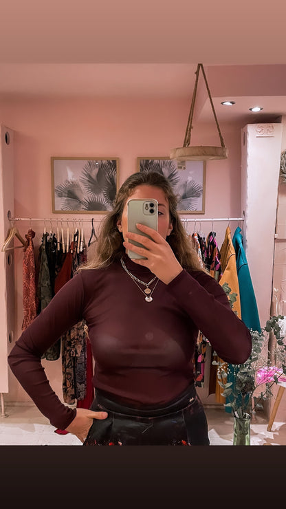 Quinn Bodysuit Wine