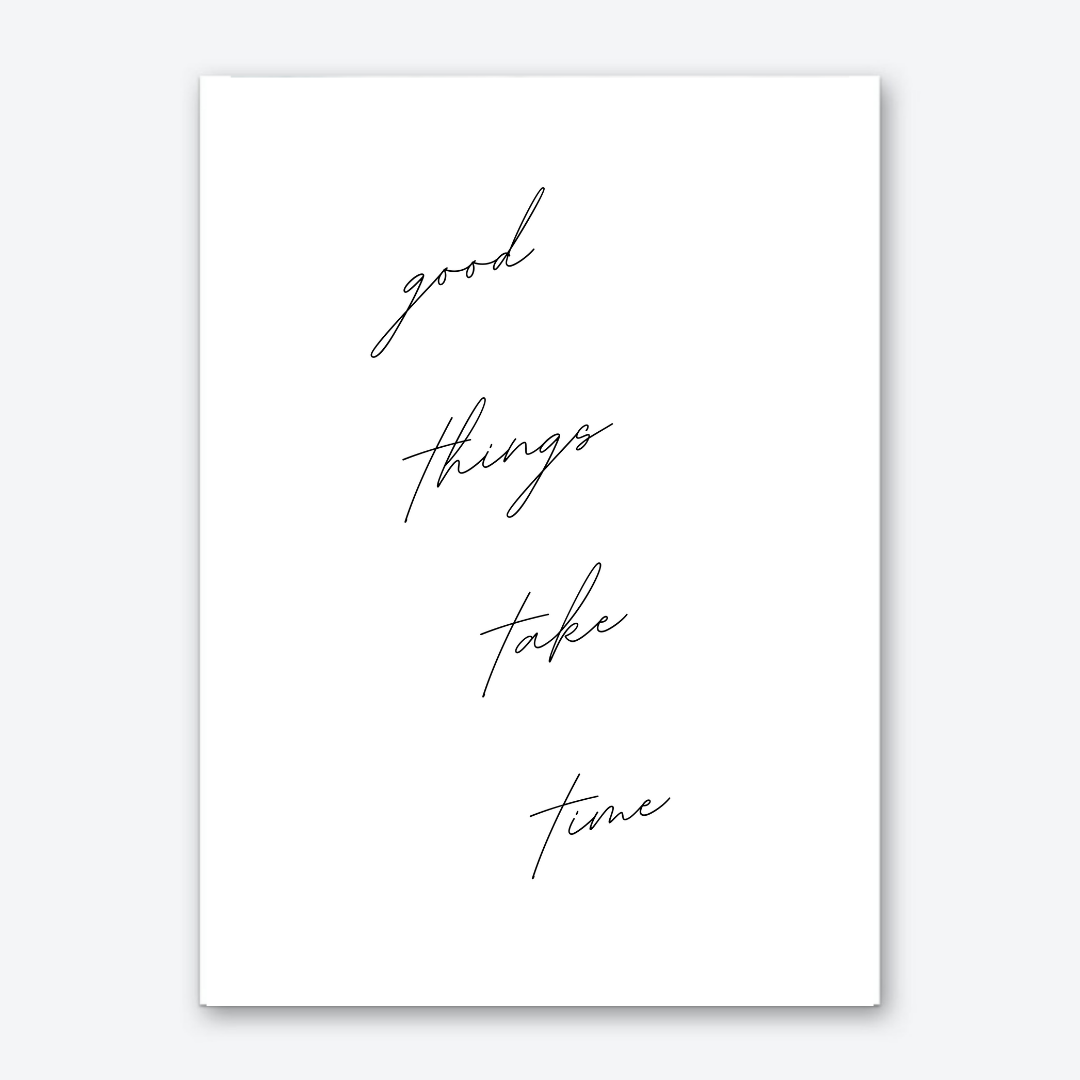 Good Things Poster A3/A4