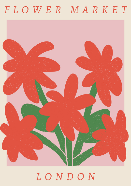 Flower Market Poster