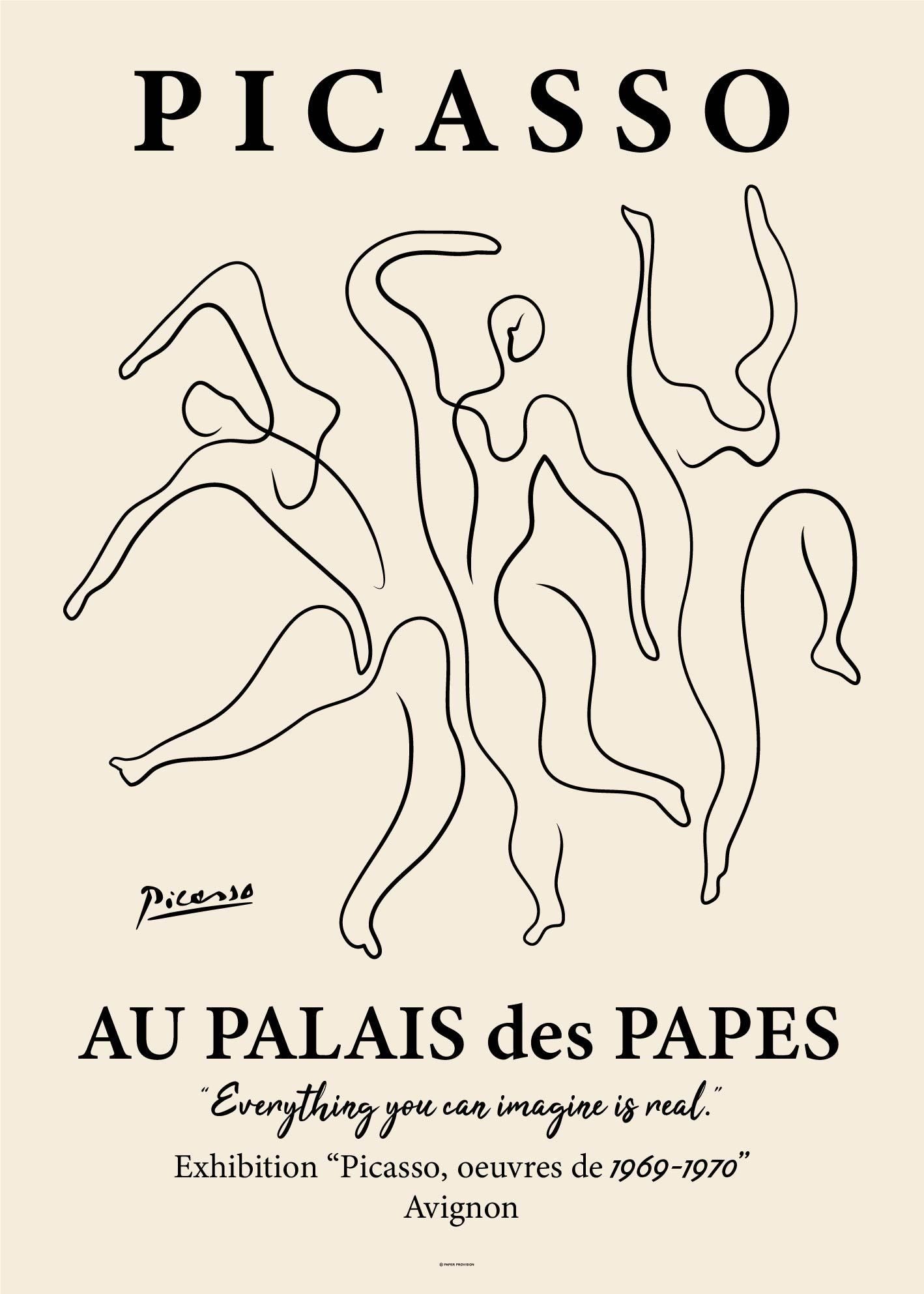 Au Palais des Papes Poster