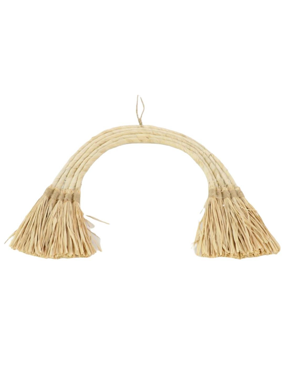 Rattan Rainbow Wall Decoration