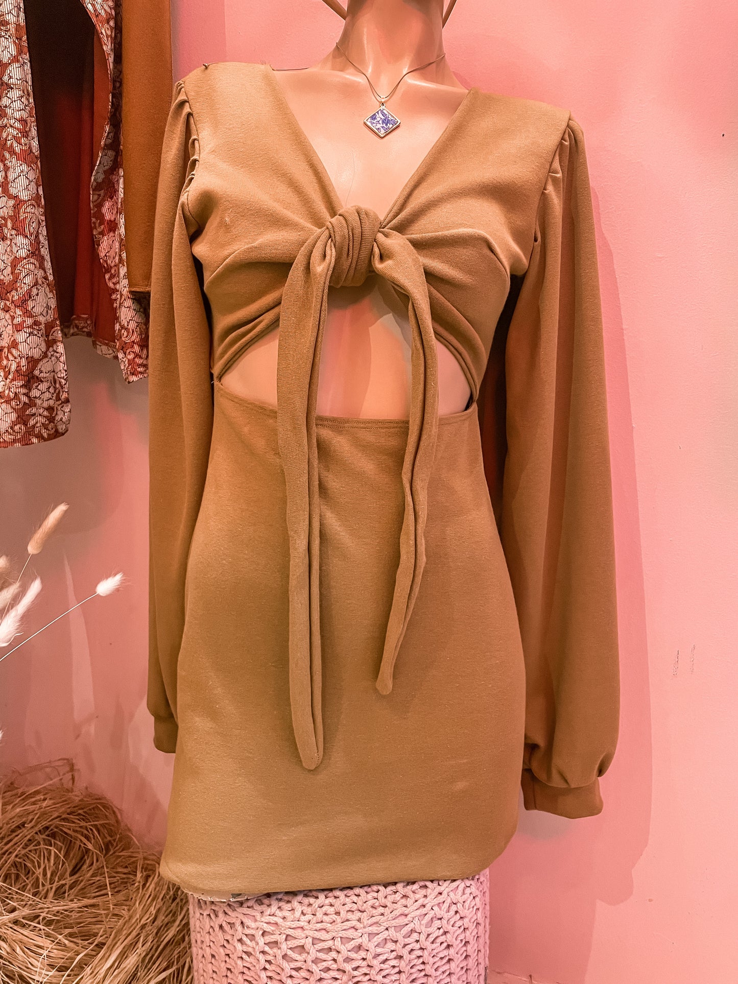 Dolce Camel Mini Dress