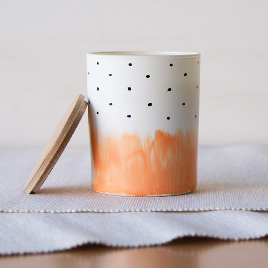 Handmade Soy Carrot Cake Candle