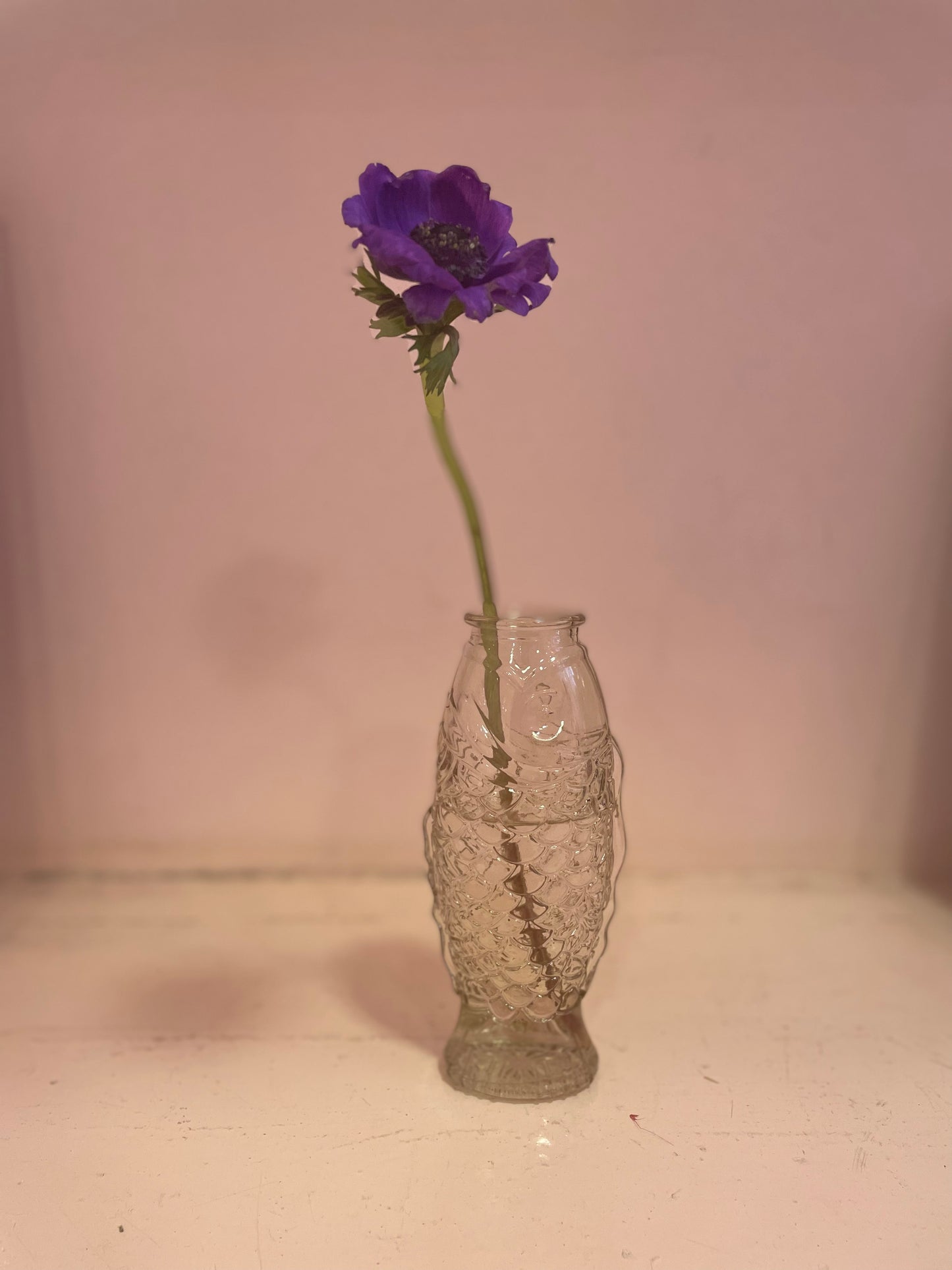 Glass Fish Vase