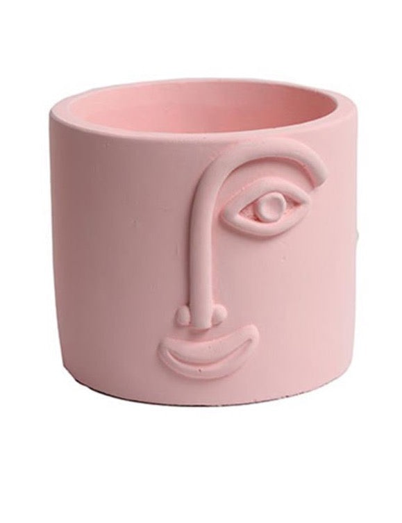 Ceramic Pink Eye Plant Pot